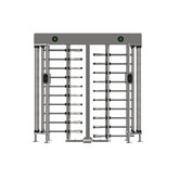 Full Height Double Lane Turnstile Gate - w Card Reader